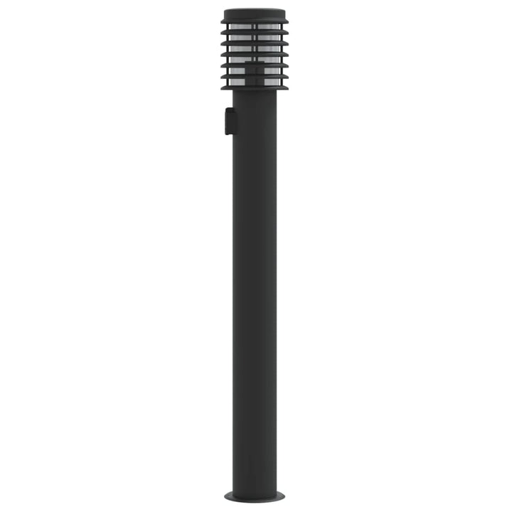 Lămpi De Podea De Exterior 3 Buc 110 Cm Oțel Inoxidabil Negru