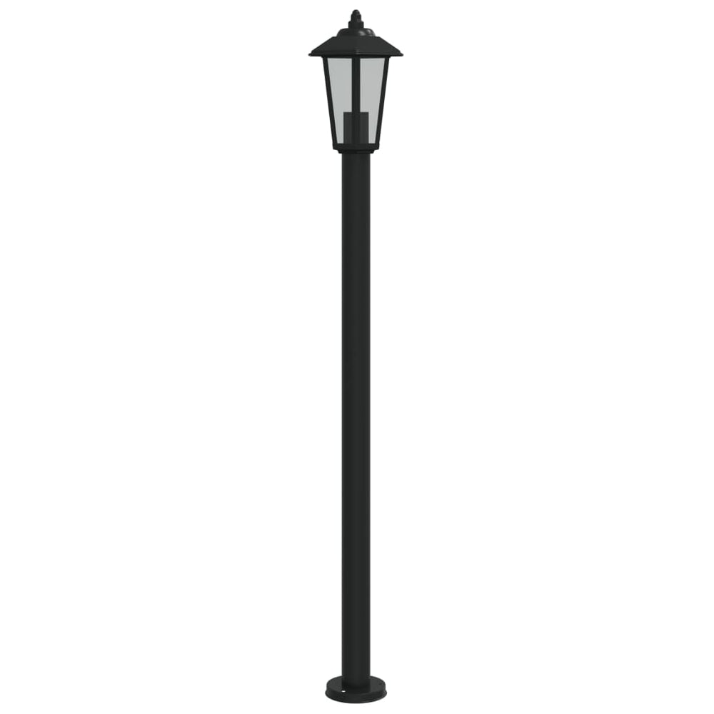 Lampă Exterioară De Podea, , , Oțel Inoxidabil Negru