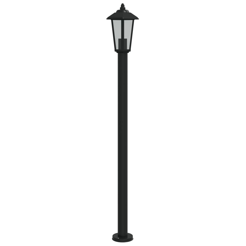 Lampă Exterioară De Podea, , , Oțel Inoxidabil Negru