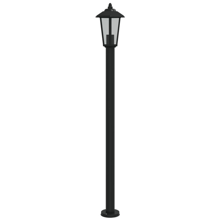 Lampă Exterioară De Podea, , , Oțel Inoxidabil Negru