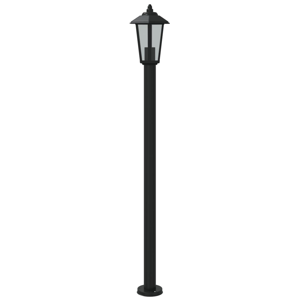 Lampă Exterioară De Podea, , , Oțel Inoxidabil Negru