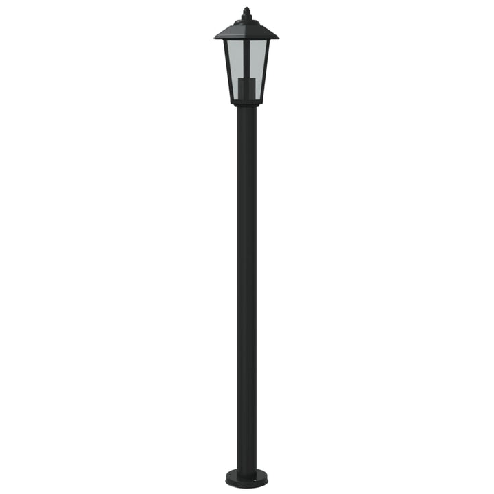 Lampă Exterioară De Podea, , , Oțel Inoxidabil Negru