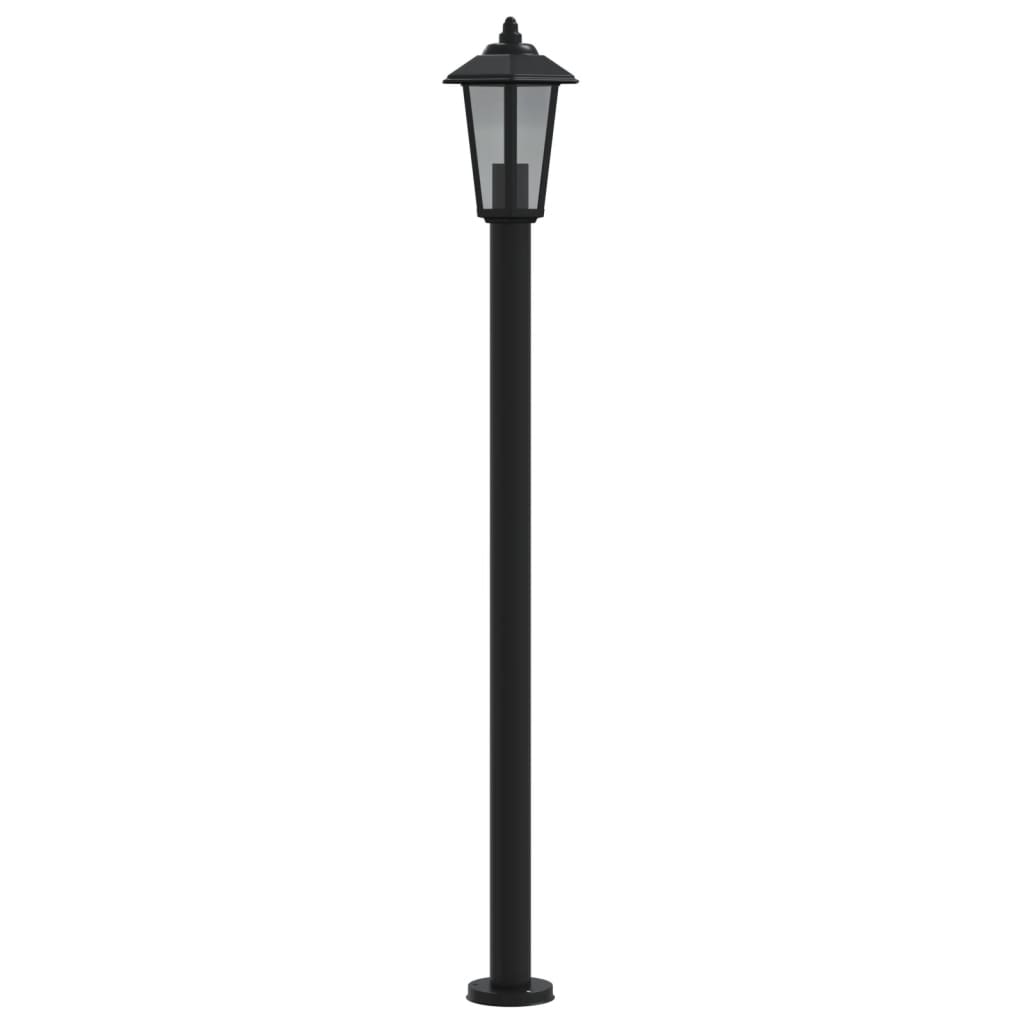 Lampă Exterioară De Podea, , , Oțel Inoxidabil Negru