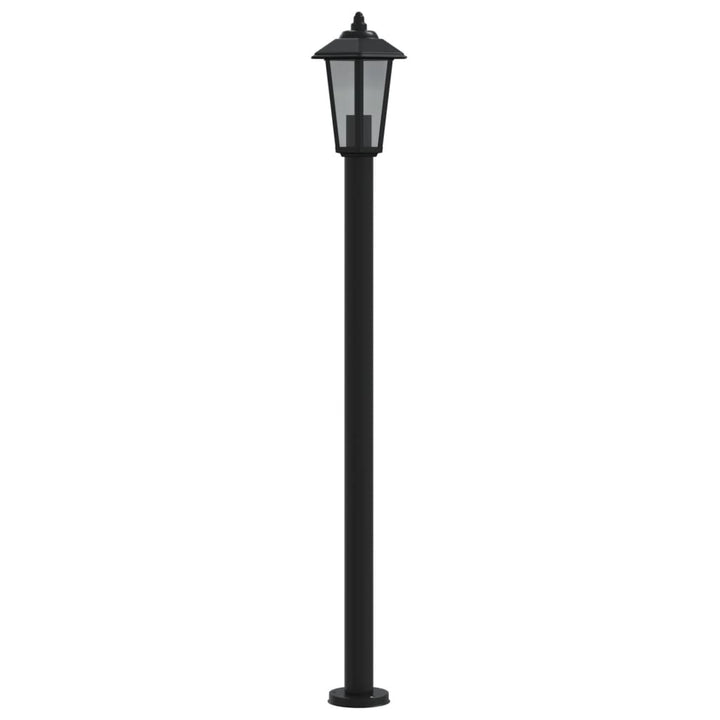 Lampă Exterioară De Podea, , , Oțel Inoxidabil Negru
