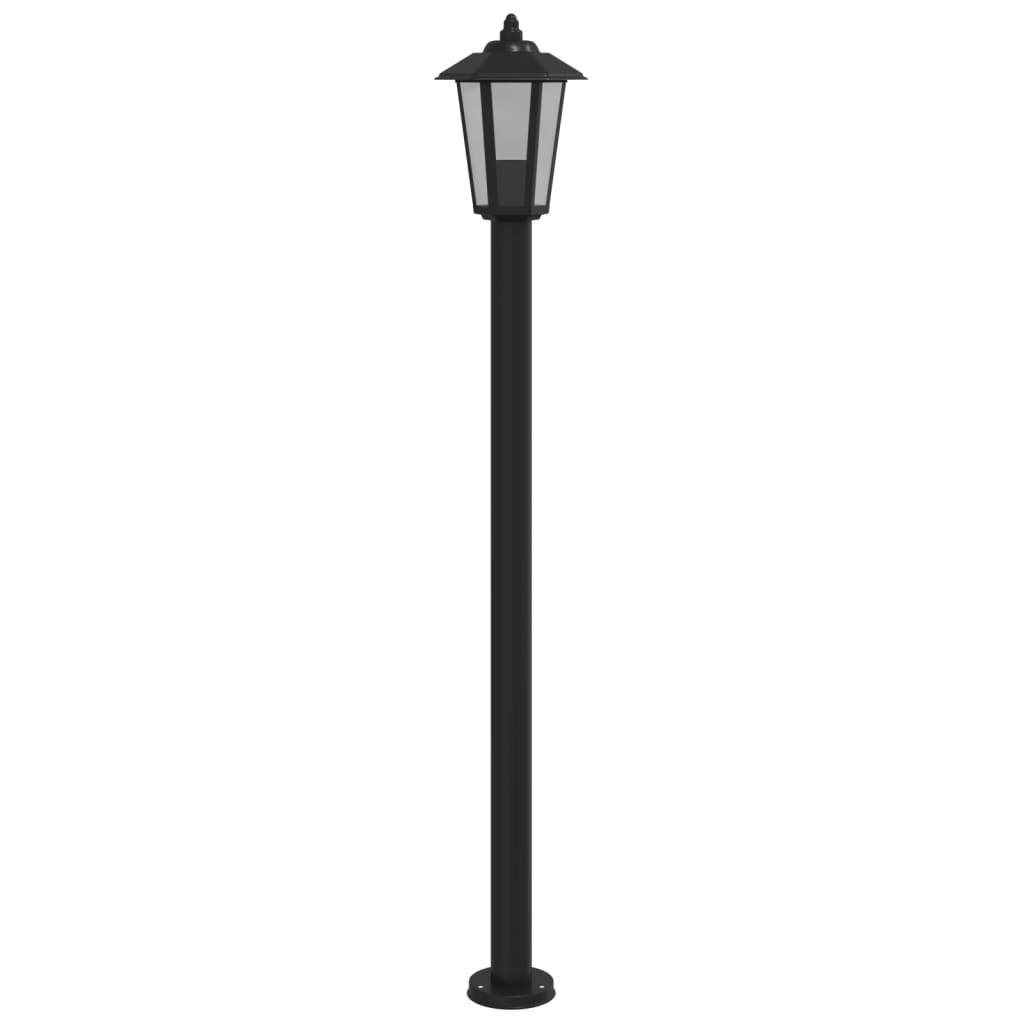 Lampă Exterioară De Podea, , , Oțel Inoxidabil Negru