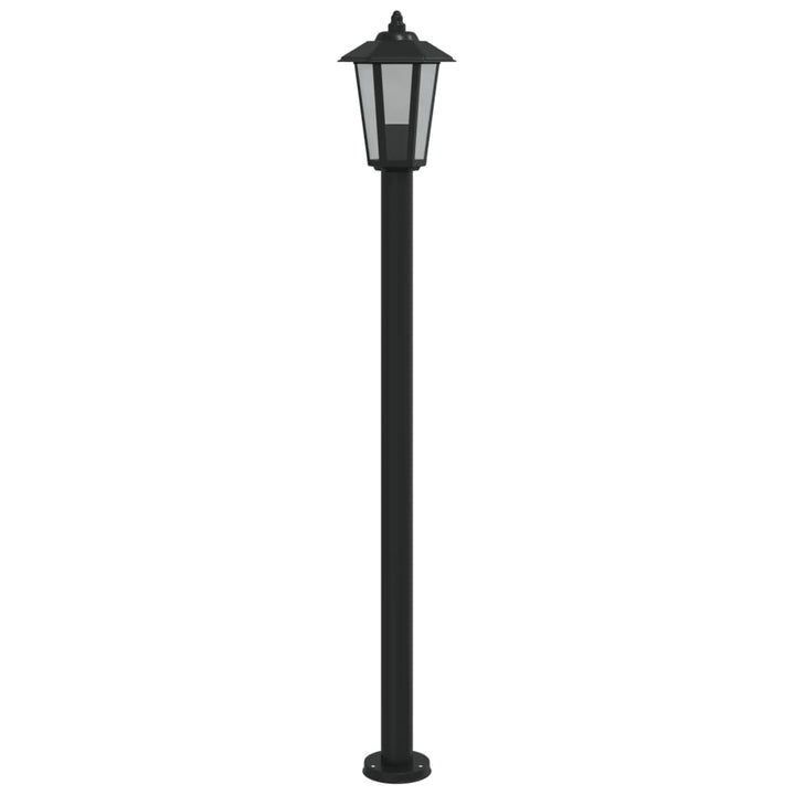 Lampă Exterioară De Podea, , , Oțel Inoxidabil Negru