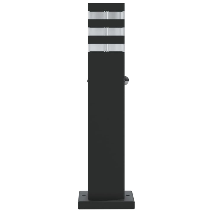 Lampă Exterioară De Podea , Negru, , Aluminiu 50 Cm