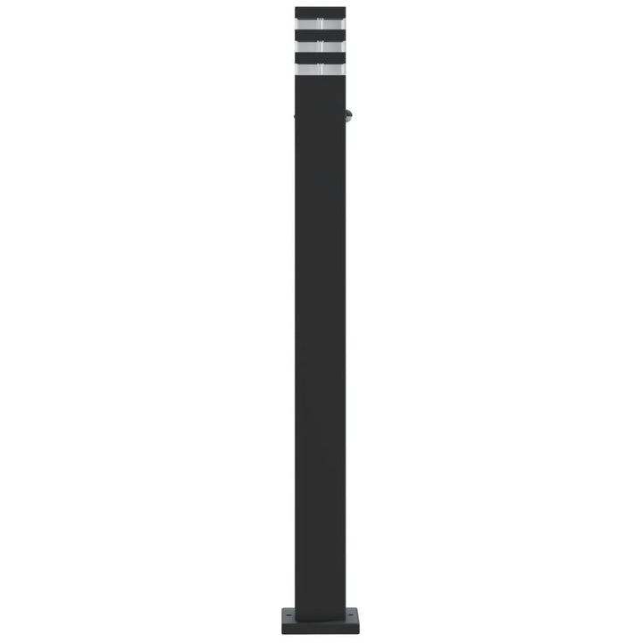 Lampă Exterioară De Podea , Negru, , Aluminiu 110 Cm