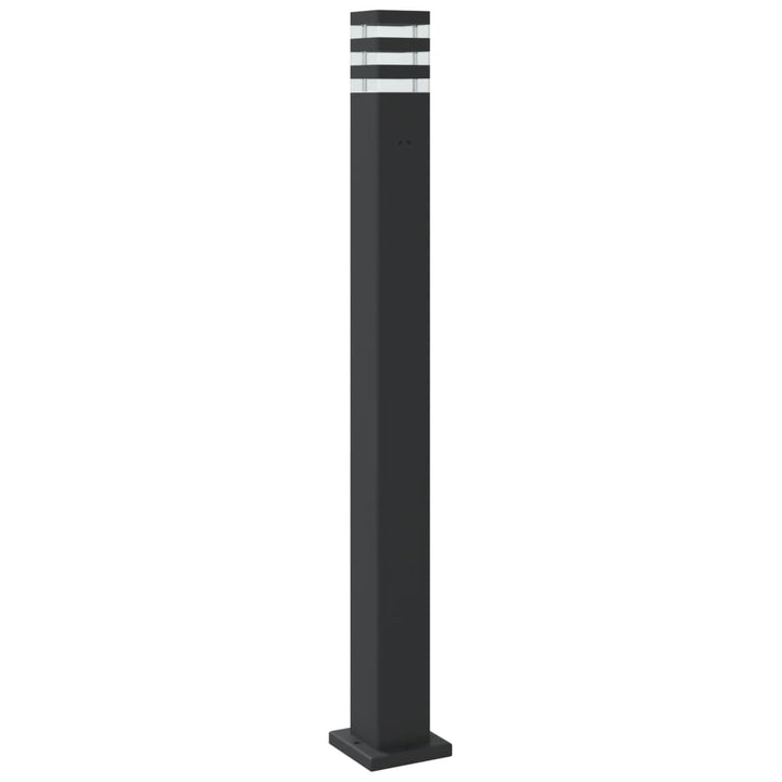Lampă Exterioară De Podea , Negru, , Aluminiu 110 Cm