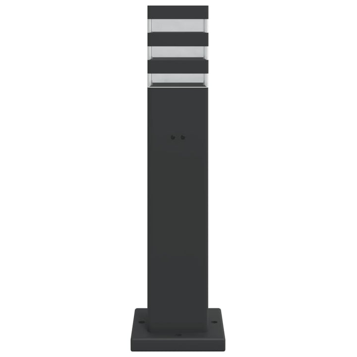 Lămpi Exterioare De Podea , 3 Buc. Negru Aluminiu 50 Cm