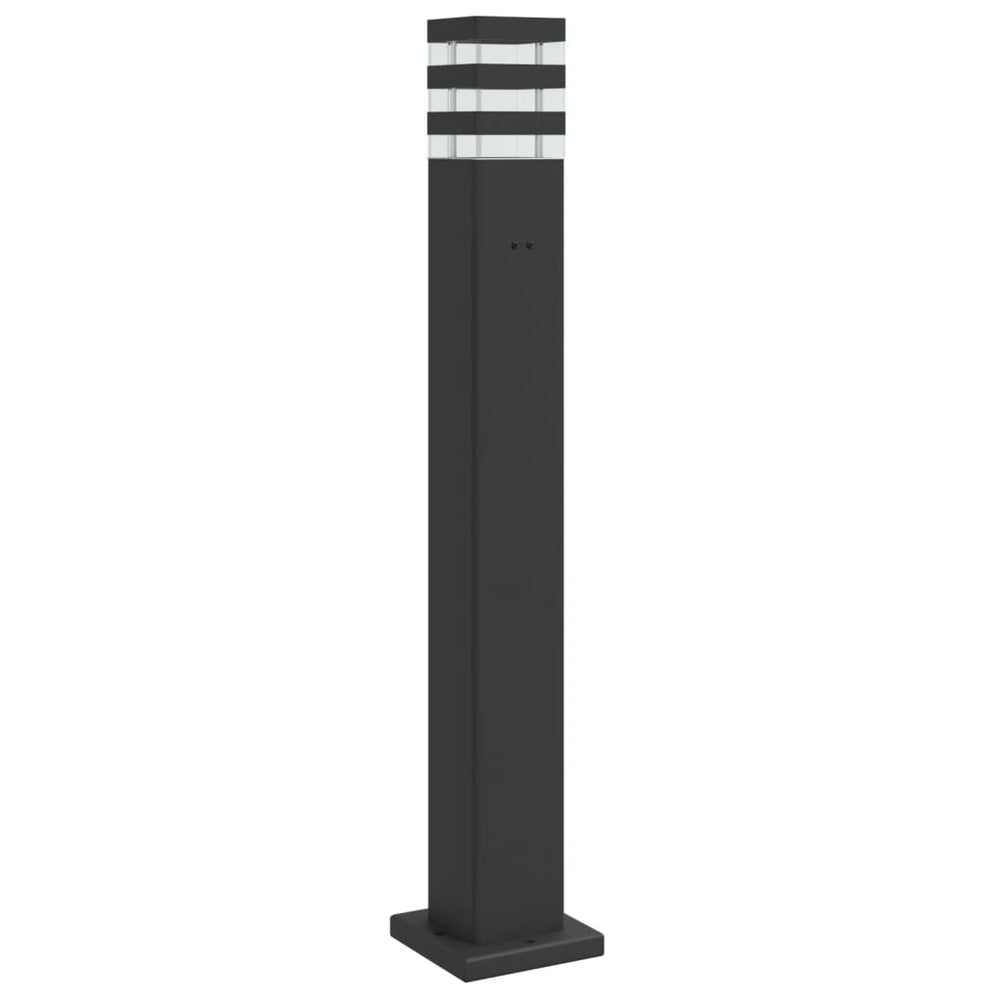 Lampă Exterioară De Podea , Negru, , Aluminiu 80 Cm
