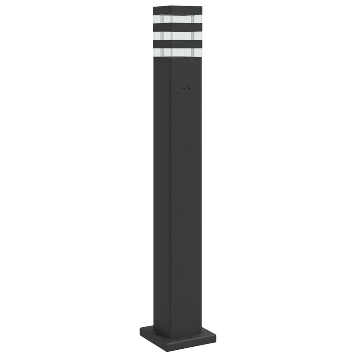 Lampă Exterioară De Podea , Negru, , Aluminiu 80 Cm