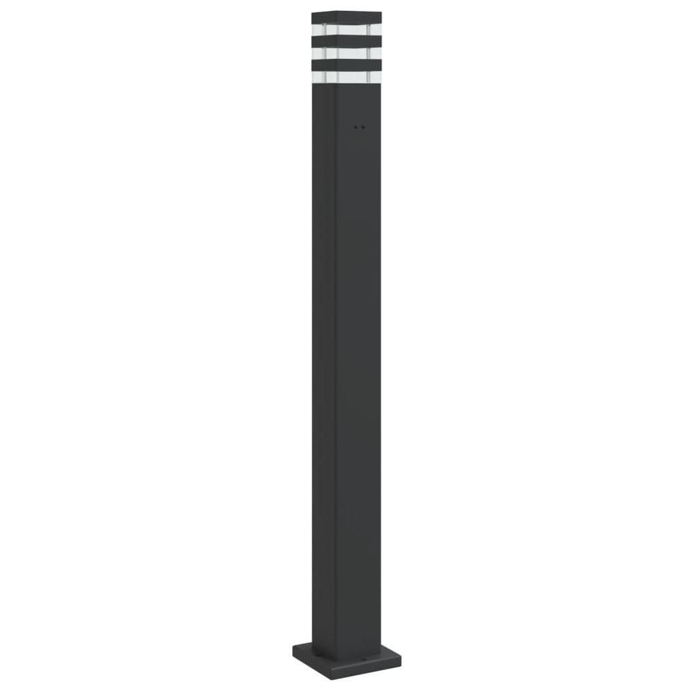 Lampă Exterioară De Podea , Negru, , Aluminiu 110 Cm
