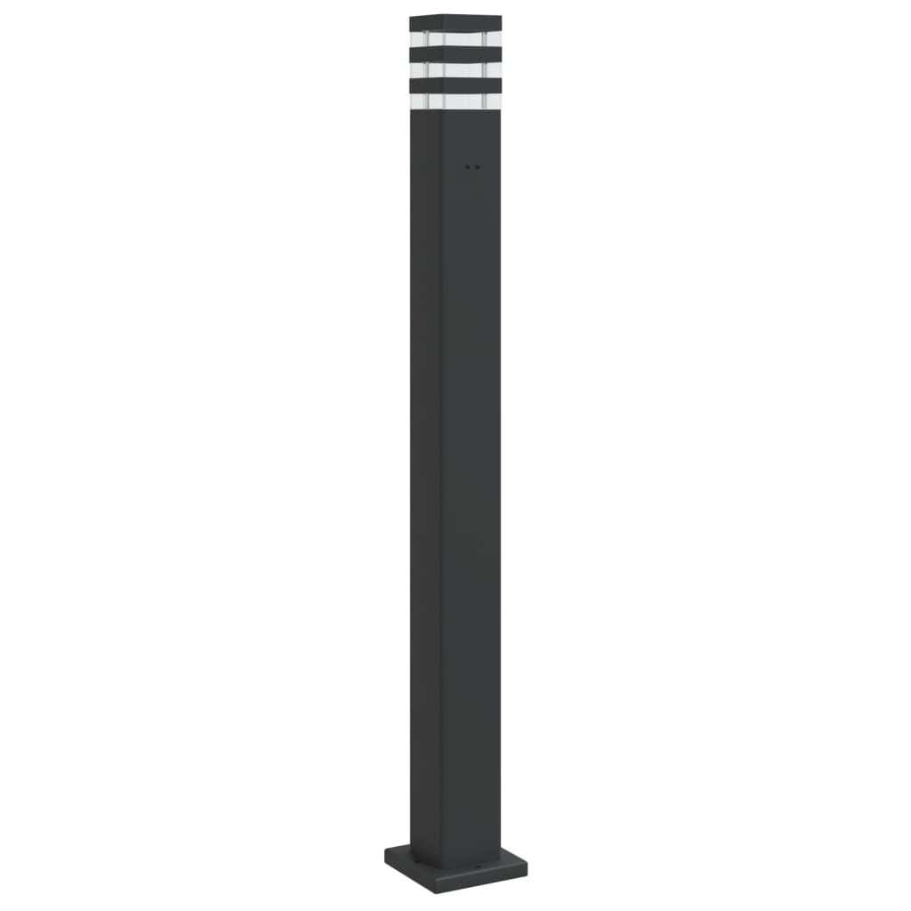 Lampă Exterioară De Podea , Negru, , Aluminiu 110 Cm