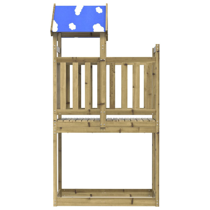 Turn De Joacă, 110,5X52,5X215 Cm, Lemn De Pin Impregnat