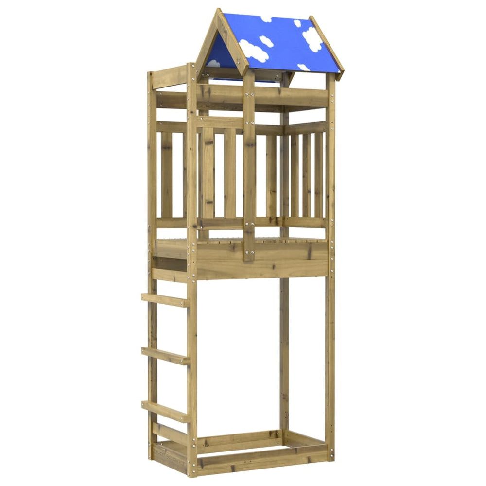 Turn De Joacă, 85X52,5X239 Cm, Lemn De Pin Impregnat