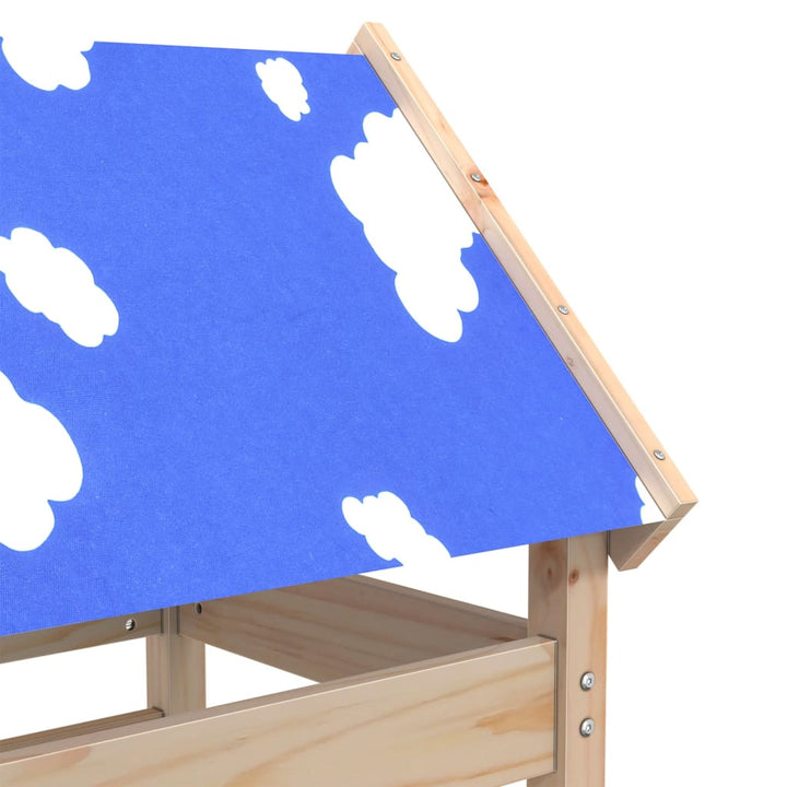 Turn Joacă Cu Perete Cățărare, 85X52,5X239 Cm Lemn Masiv Pin