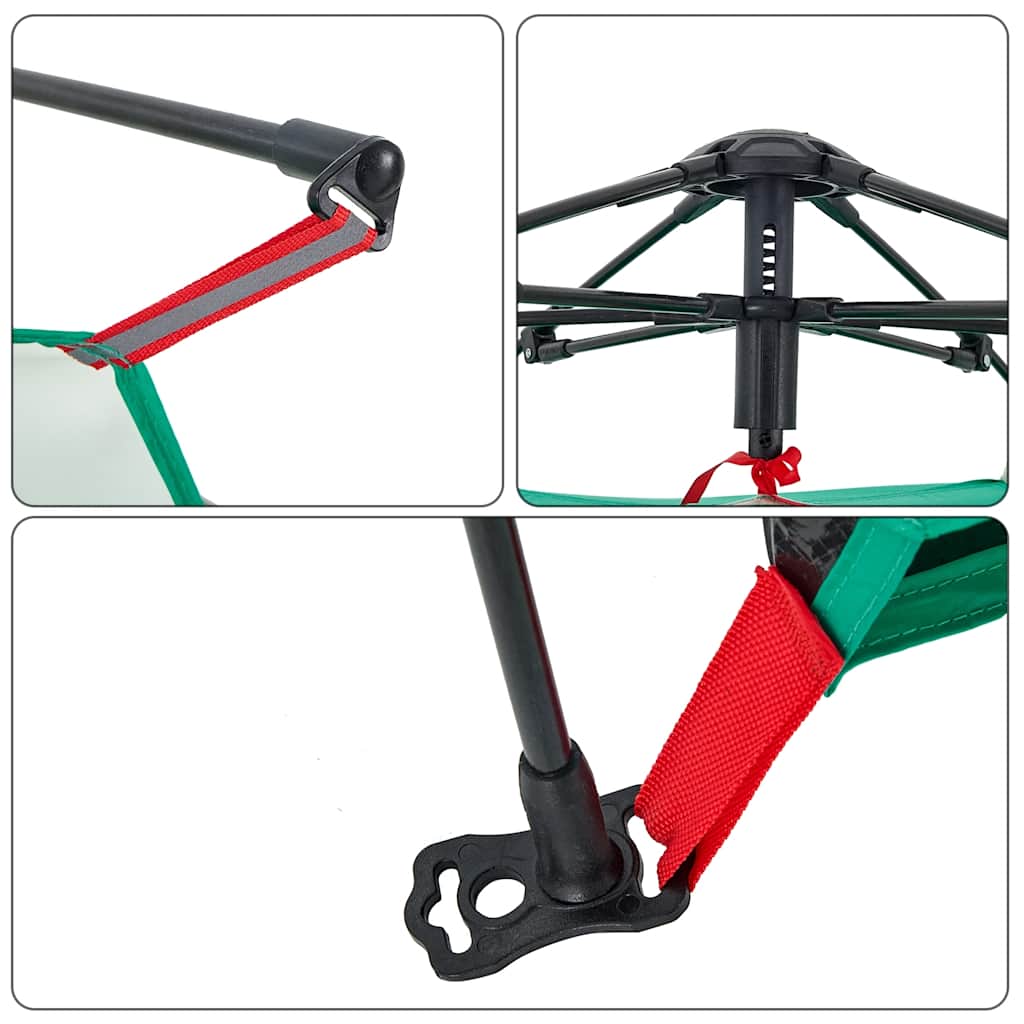 Cort Camping 2 Persoane Verde Marin Impermeabil Setare Rapidă