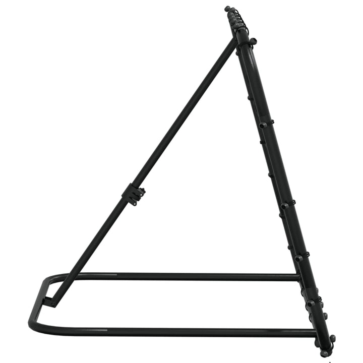 Plasă De Ricoșeu Fotbal, Reglabilă, Negru, 84X73X60-80 Cm, Oțel