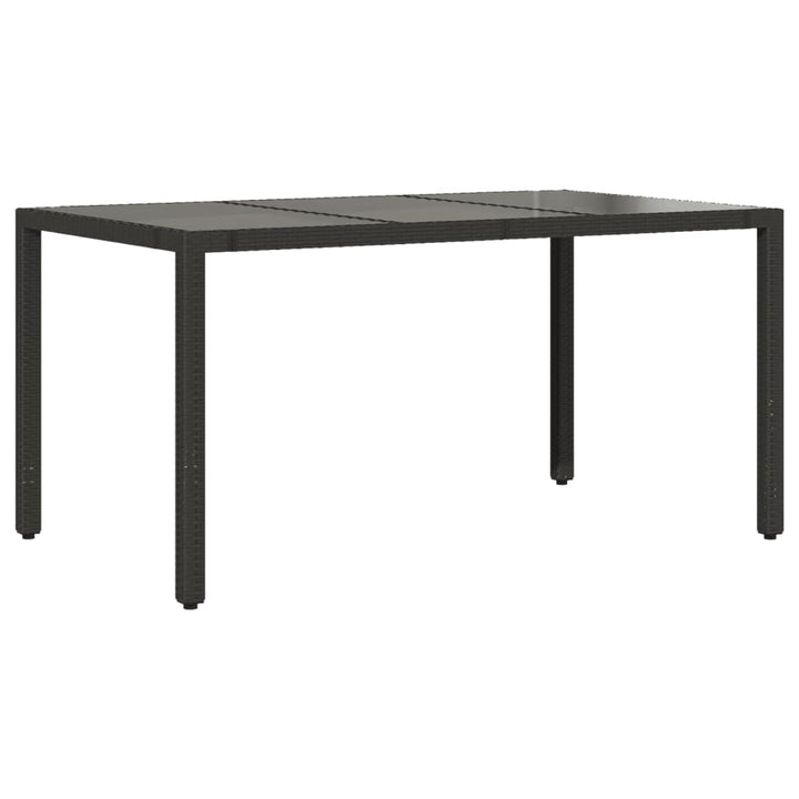 Set Mobilier De Grădină Cu Perne, 7 Piese, Negru, Poliratan