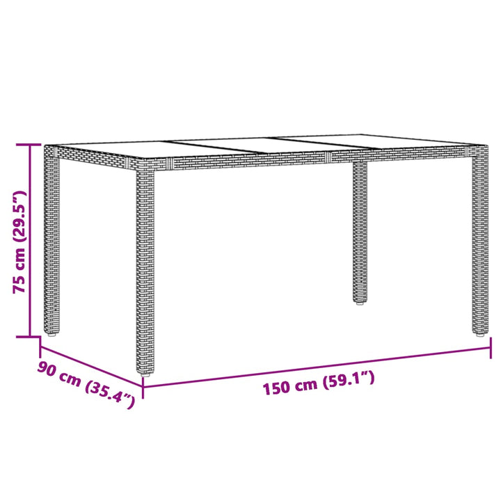 Set Mobilier De Grădină Cu Perne, 7 Piese, Negru, Poliratan
