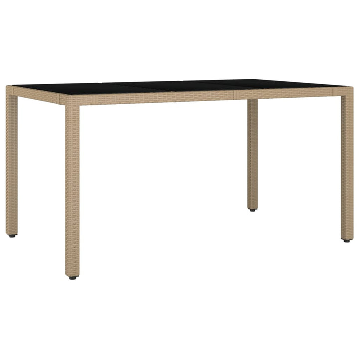 Set Mobilier De Grădină Cu Perne, 5 Piese, Bej, Poliratan