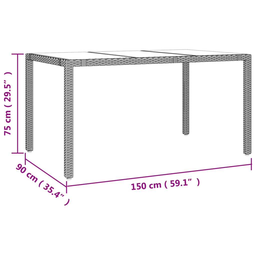 Set Mobilier De Grădină Cu Perne, 5 Piese, Bej, Poliratan