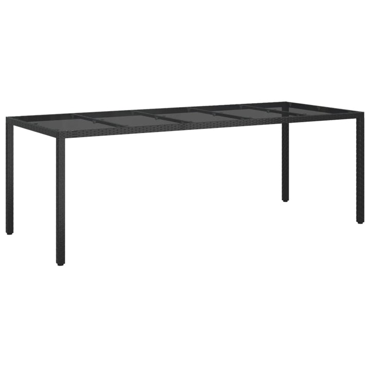 Set Mobilier De Grădină Cu Perne 11Piese Poliratan&Sticlă
