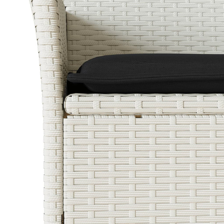 Set Mobilier De Grădină Cu Perne 3 Piese Poliratan & Sticlă