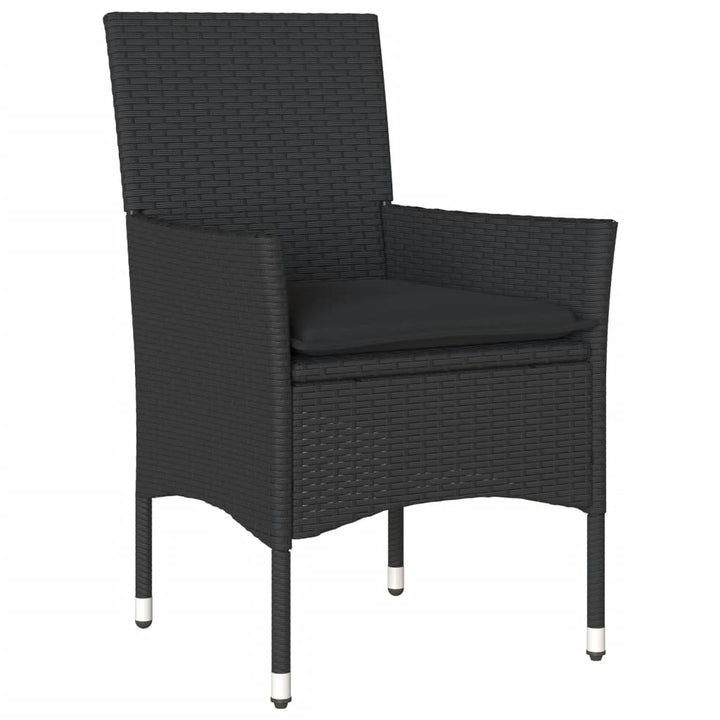 Set Mobilier De Grădină Cu Perne 5 Piese Poliratan&Sticlă