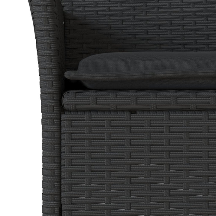 Set Mobilier De Grădină Cu Perne 5 Piese Poliratan&Sticlă