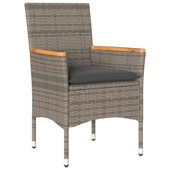 Set Mobilier Grădină Cu Perne 5 Piese Poliratan/Lemn Acacia