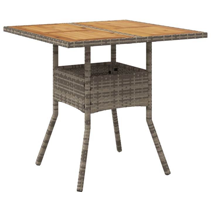 Set Mobilier Grădină Cu Perne 5 Piese Poliratan/Lemn Acacia