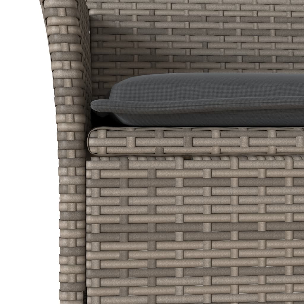 Set Mobilier Grădină Cu Perne 5 Piese Poliratan/Lemn Acacia