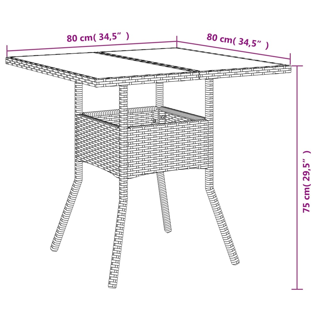 Set Mobilier Grădină Cu Perne 5 Piese Poliratan/Lemn Acacia