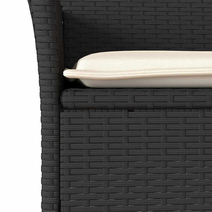 Set Mobilier De Grădină Cu Perne 5 Piese Poliratan&Sticlă
