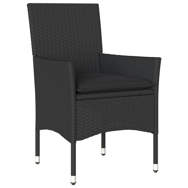 Set Mobilier Grădină Perne 3 Piese Poliratan/Lemn Acacia