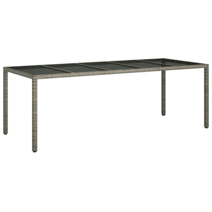 Set Mobilier De Grădină Cu Perne 11 Piese Poliratan&Sticlă