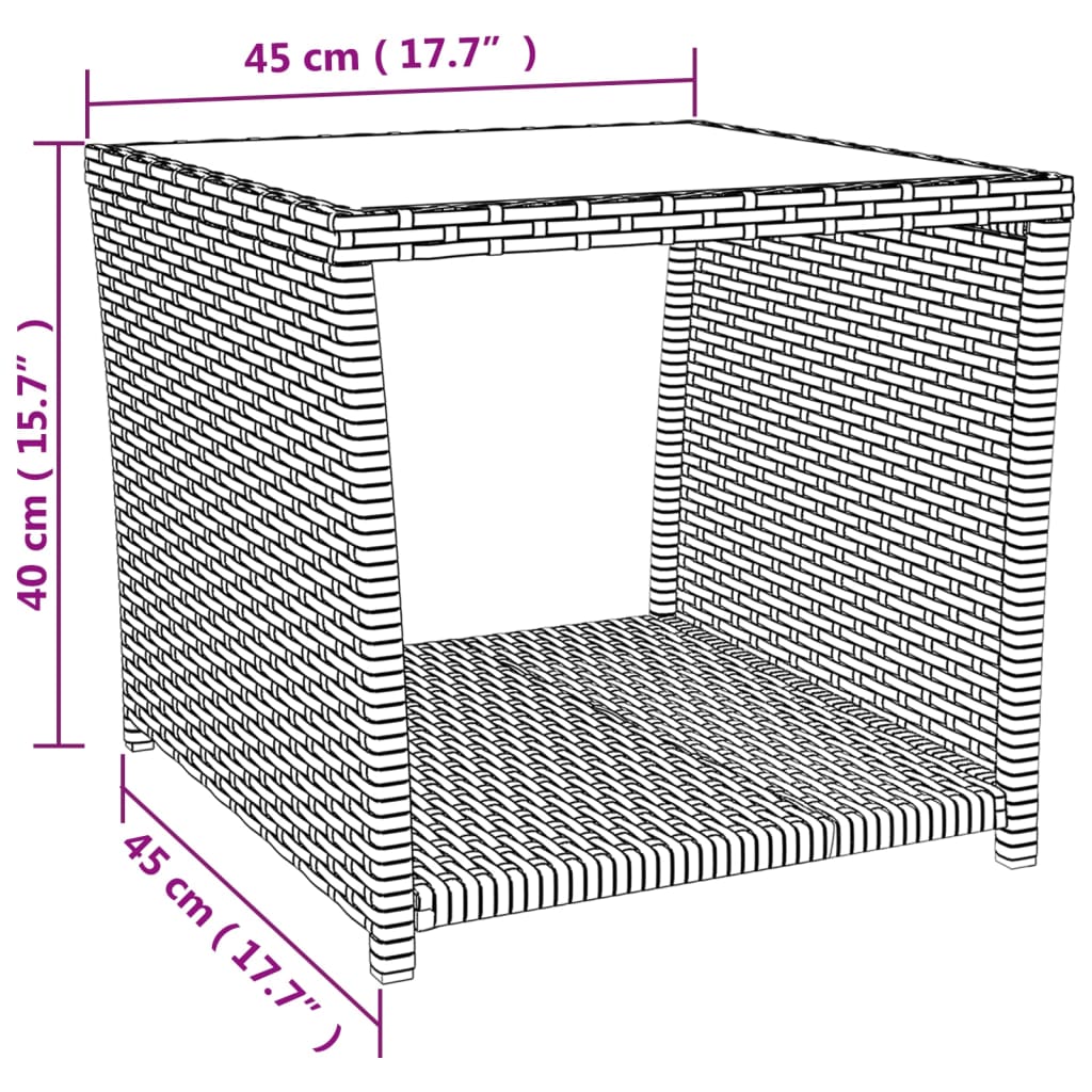 Set Mobilier De Grădină Cu Perne, 3 Piese, Negru, Poliratan