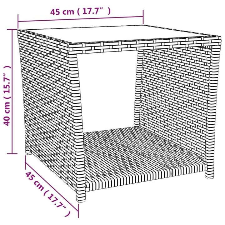 Set Mobilier De Grădină Cu Perne, 3 Piese, Negru, Poliratan