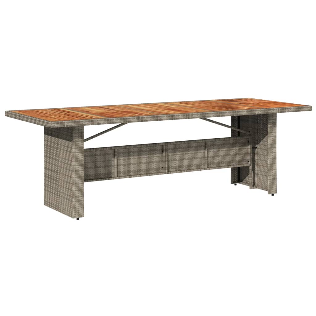 Set Mobilier Grădină Cu Perne, 9 Piese, Gri, Poliratan