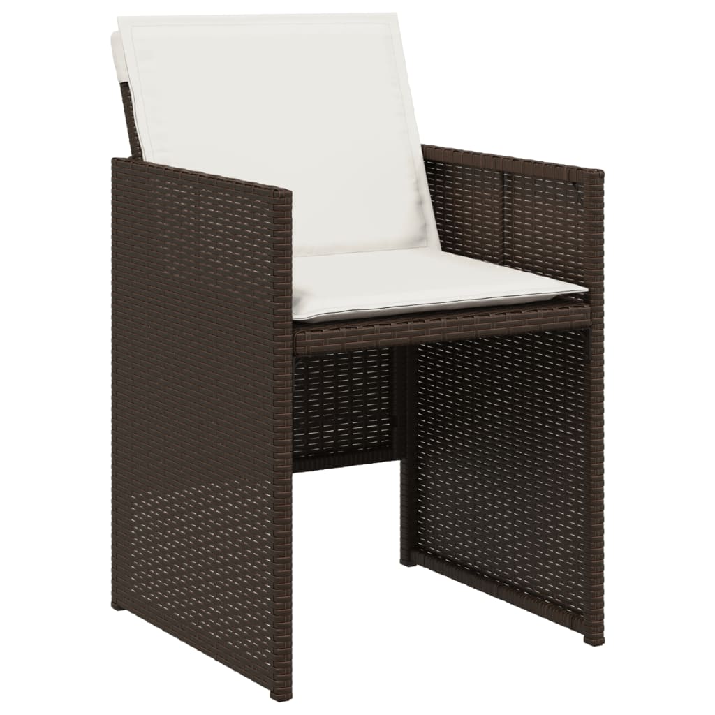 Set Mobilier De Grădină, 5 Piese, Cu Perne, , Poliratan