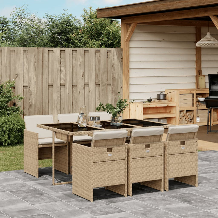 Set Mobilier De Grădină, 5 Piese, Cu Perne, , Poliratan