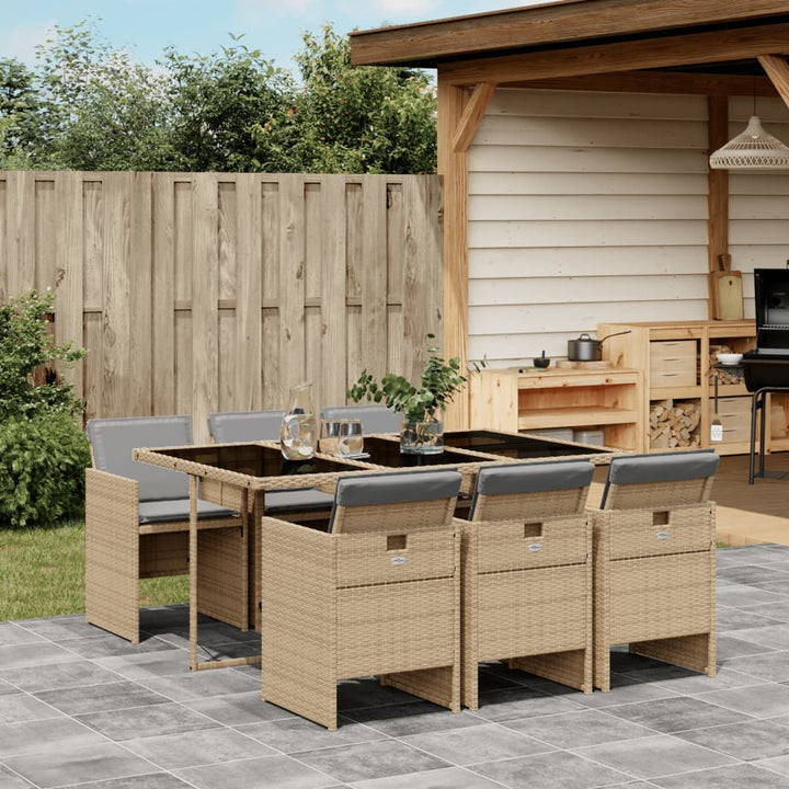 Set Mobilier De Grădină, 5 Piese, Cu Perne, , Poliratan