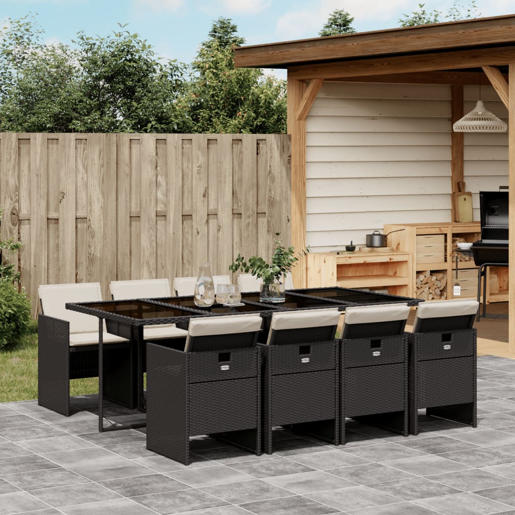 Set Mobilier De Grădină, 5 Piese, Cu Perne, , Poliratan