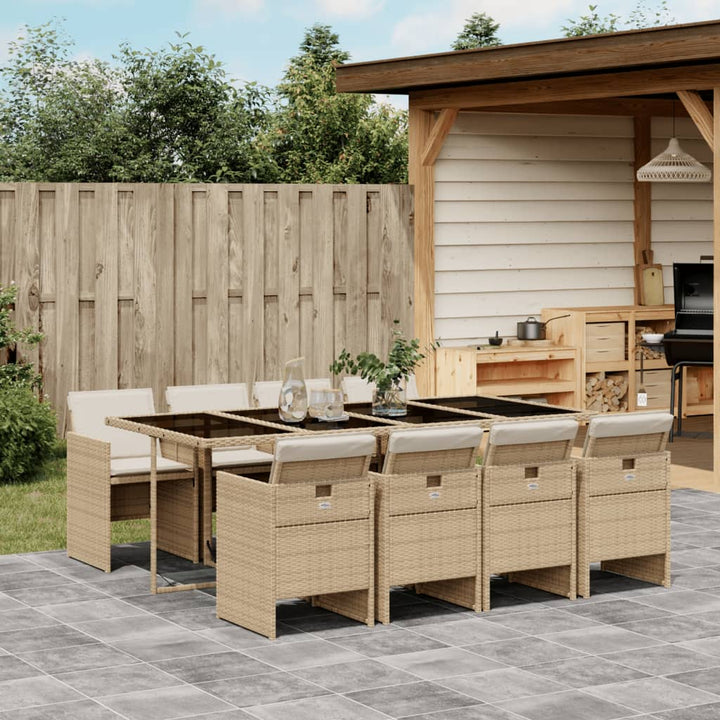Set Mobilier De Grădină, 5 Piese, Cu Perne, , Poliratan