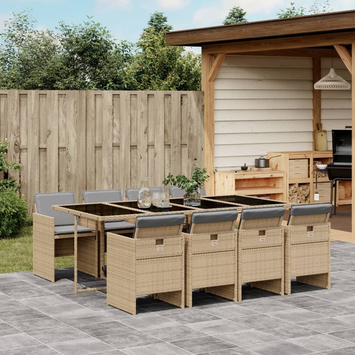 Set Mobilier De Grădină, 5 Piese, Cu Perne, , Poliratan