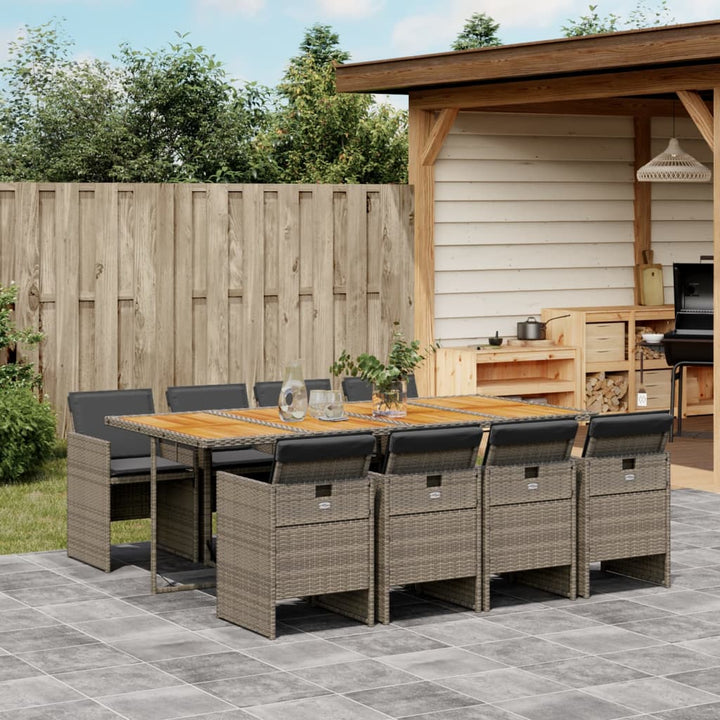 Set Mobilier De Grădină, 5 Piese, Cu Perne, , Poliratan