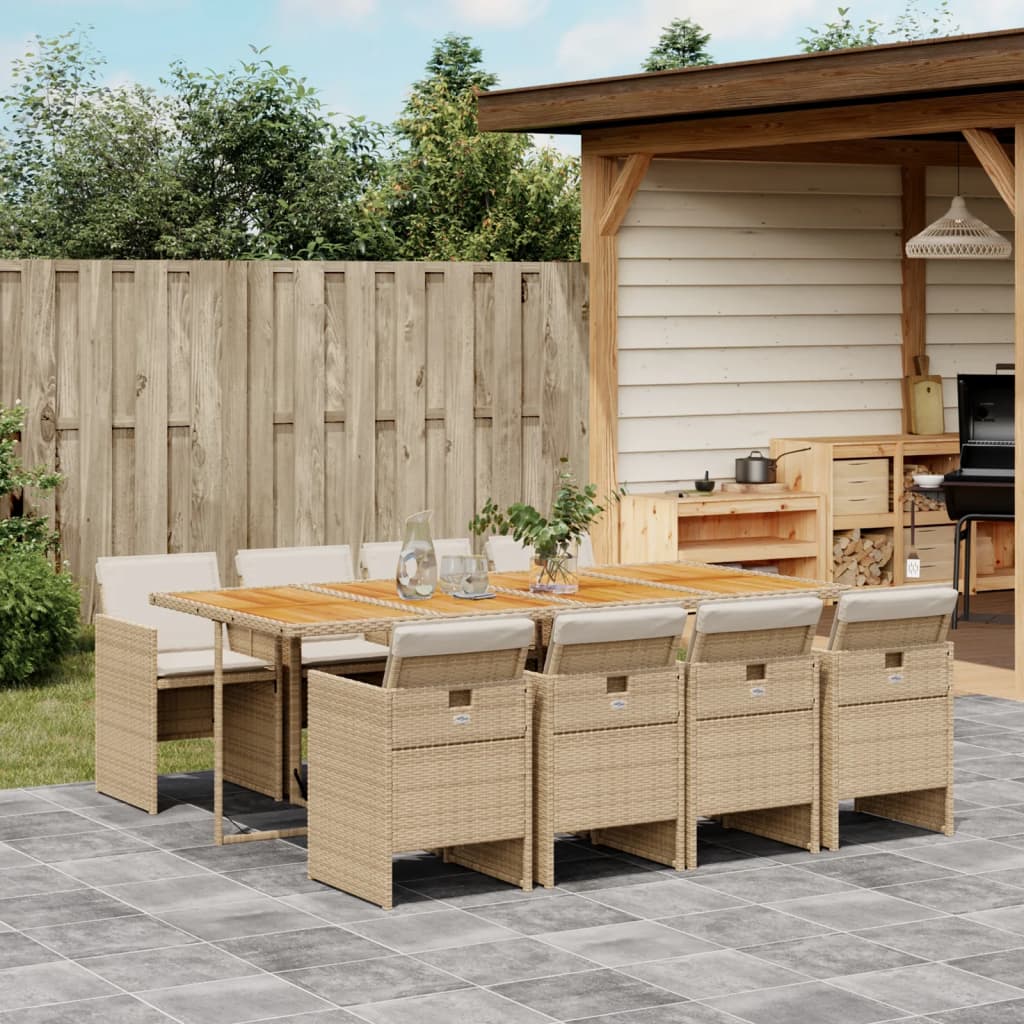 Set Mobilier De Grădină, 5 Piese, Cu Perne, , Poliratan
