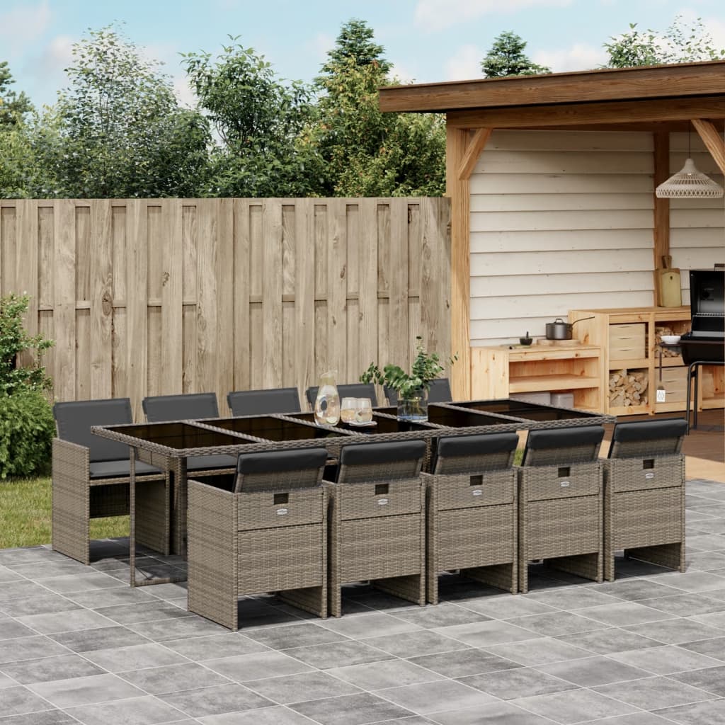Set Mobilier De Grădină, 5 Piese, Cu Perne, , Poliratan